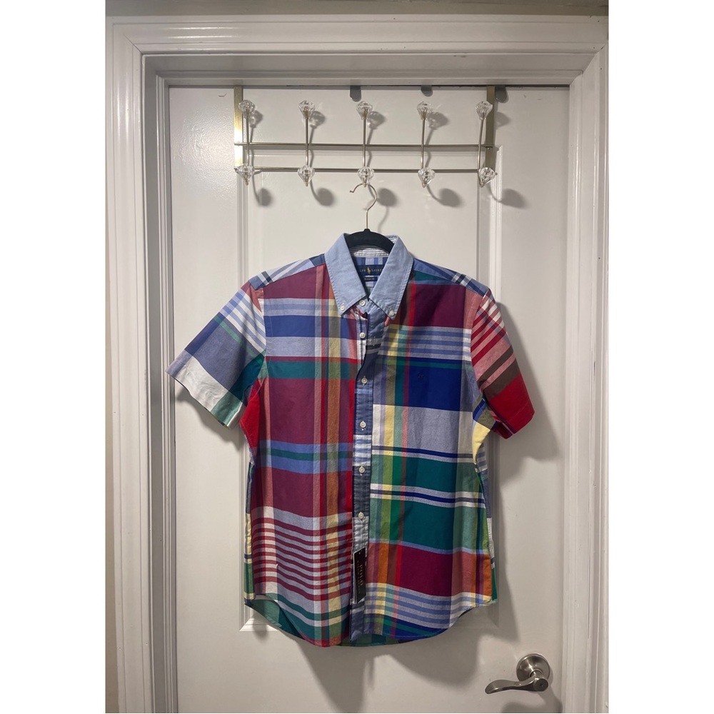 Ralph Lauren Classic Fit Plaid Button Down Shirt